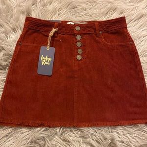 Corduroy skirt